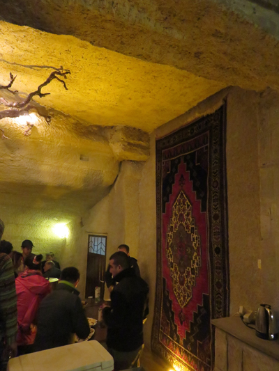 cave restaurant in Cappadocia