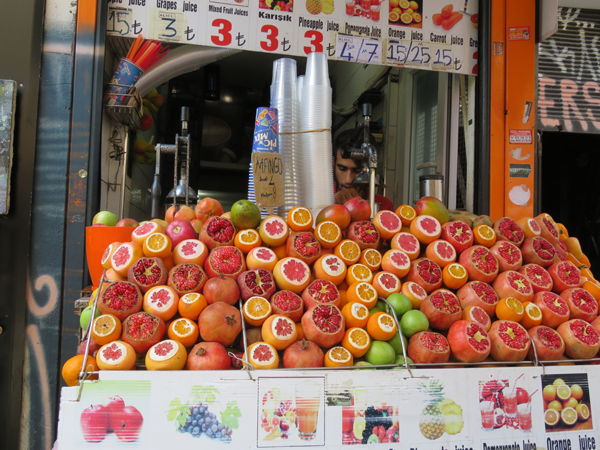 Istanbul fruit stall