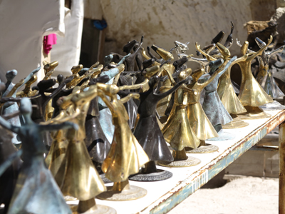 whirling dervish statues